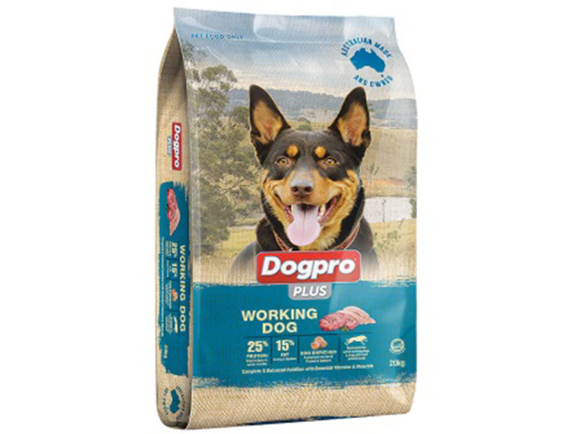 DogPro Plus Working Dog Food Active High Energy Dry Dog Food 20kg
