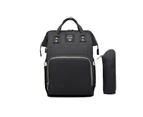 Vibe Geeks Large Capacity Maternity Travel Backpack with USB Charging Port - Dark Grey
