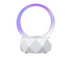 Vibe Geeks RGB LED Portable Wireless Bluetooth Speaker and Night Lamp- USB Charging - Blue