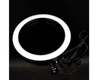 Vibe Geeks 26cm Dimmable LED Selfie Ring Light with Tripod - 1 Black + 1 Red