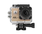 Vibe Geeks 16MP 4K Ultra HD Water Proof Action Camera with Wi-Fi - Black