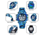 Camouflage LED Lights Energetic Children Sport 50M Waterproof Electronic - Camo ArmyGreen