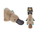 2 x Paws & Claws Outback Buddies Platypus Plush Dog Toy