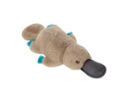 2 x Paws & Claws Outback Buddies Platypus Plush Dog Toy