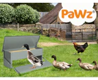 PaWz 10KG Auto Automatic Chicken Feeder Galvanized Poultry Chook Treadle