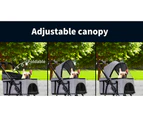 Pawz Large Pet Stroller Dog Cat Travel Carrier Pram Foldable Pushchair Outdoor