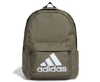 Adidas 27.5L Classic Badge of Sport Backpack - Olive/White