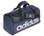 Adidas 25L Essentials Linear Small Duffel Bag - Shanav/Black/White