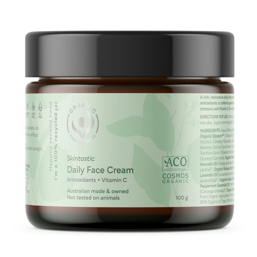 Organic Formulations Skintastic Daily Face Cream 100g