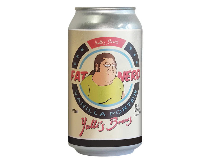 Yullis Brews Fat Nerd Vanilla Porter-16 cans-375 ml