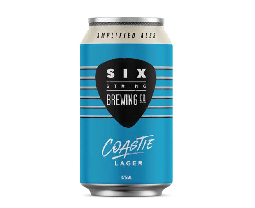 Six String Brewing Company Coastie Lager-12 cans-375 ml