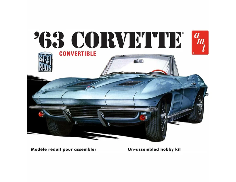AMT 1335 1/25 1963 Chevy Corvette Convertible