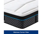 Queen Mattress in Coolmax Memory Foam 6 Zone Pocket Coil Soft Firmness