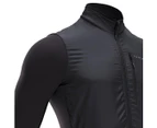DECATHLON TRIBAN RC500 Shield Men's Mid-Season Road Cycling Jersey - Long-Sleeved - Black