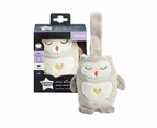 TOMMEE TIPPEE Ollie The Owl Musical Mini Grofriend Soft Toy with 6 soothing Sound Aid + 3 Volume Levels, Rechargeable & Portable Plush Sleepbabies - Catch