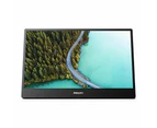 Philips 16" Class Full HD LCD Monitor - 16:9 - Textured Black - 15.6" Viewable - In-plane Switching (IPS) Technology - WLED Backlight - 1920 x 1080 -