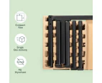 Zinus Figari Bamboo & Metal Bed Frame - Black