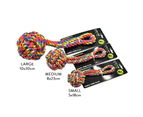 Scream Rope Fist Tug Interactive Pet Dog Toy Multicolour Medium