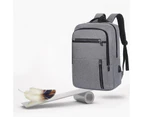 Business Man Backpack Multifunctional Waterproof Laptop Bag For Man USB Charging Rucksack Male Large Capacity Casual Bagpack - Black