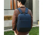 Business Men's Backpack Multifunctional Waterproof Nylon Bags Portable USB Charging Rucksack Male Laptop Casual Backpack - Grey