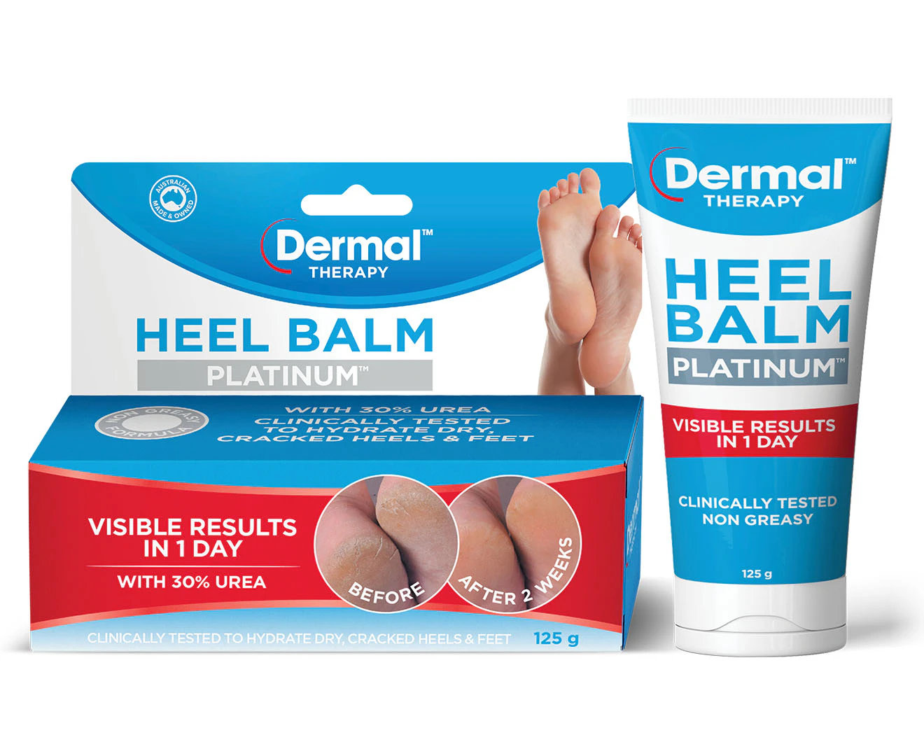 Dermal Therapy Heel Balm Platinum 125g