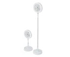 Vibe Geeks Retractable USB Charging Fan with Ring Light and Touch Panel