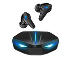 Vibe Geeks TWS Wireless Gaming Bluetooth Headset with USB Charging Case