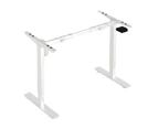 Oikiture Electric Standing Desk Frame Single Motor White