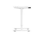 Oikiture Electric Standing Desk Frame Single Motor White