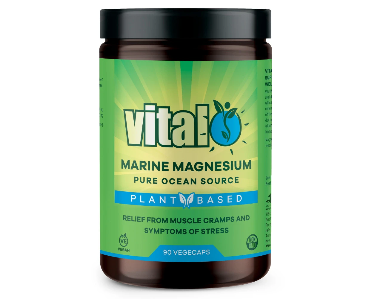 Martin & Pleasance Vital Plant Based Marine Magnesium (Pure Ocean Source) 90vc