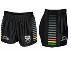 Penrith Panthers NRL Home Supporters Shorts Adults Sizes S-5XL!   LOGO