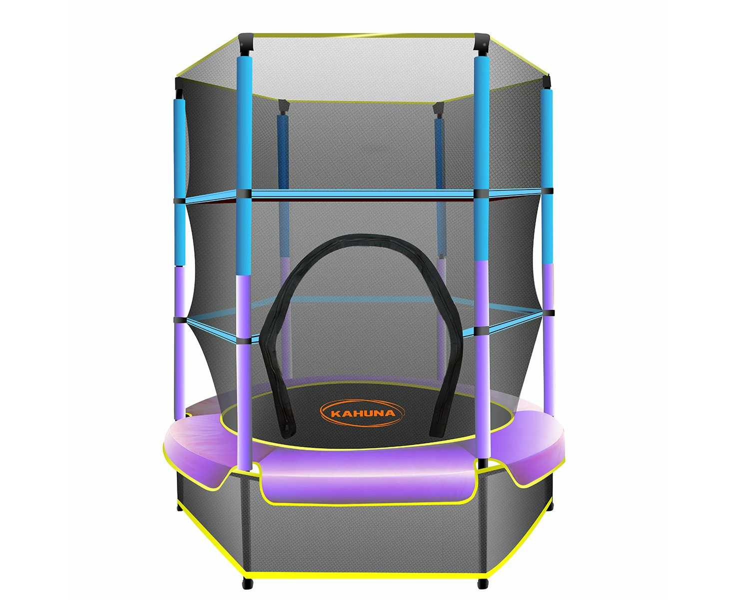 Kahuna Mini 4.5 ft Trampoline Blue Purple