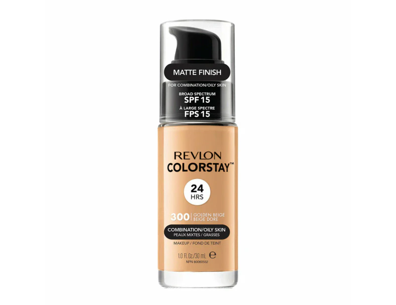 Revlon Colorstay Makeup Combination/ Oily Skin 30ml 300 Golden Beige