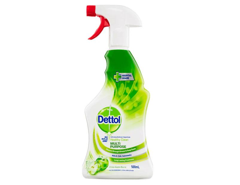 Dettol Multi-Purpose 750ml Spray Antibacterial Liquid Cleaner Citrus Apple Burst