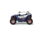 Go Skitz 24V Police Ride On Beach Buggy w/ Remote Control Fun Kids Toy 3+ Blue