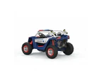Go Skitz 24V Police Ride On Beach Buggy w/ Remote Control Fun Kids Toy 3+ Blue