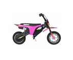Go Skitz 2.5 Electric Powered Kids Toy Off Road Moto-Cross Dirt Bike 3+ Pink