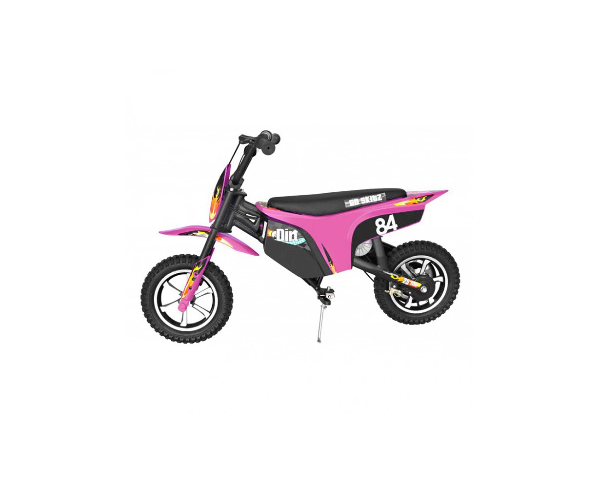 Go Skitz 2.5 Electric Powered Kids Toy Off Road Moto-Cross Dirt Bike 3+ Pink