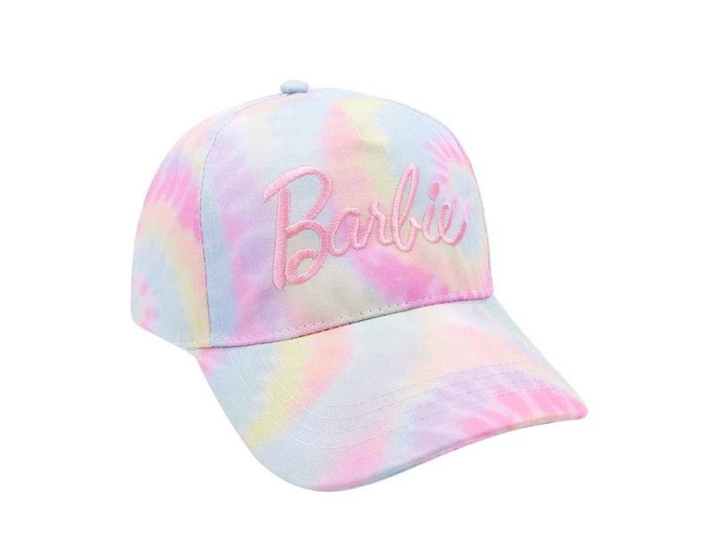 Barbie Childrens/Kids Tie Dye Cap (Pink) - NS7031