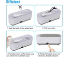 45KHz Portable Ultrasonic Jewelry Cleaner for All Jewelry for Jewelry/Ring/Earrings/Necklace/Silver/Retainer, Eyeglass