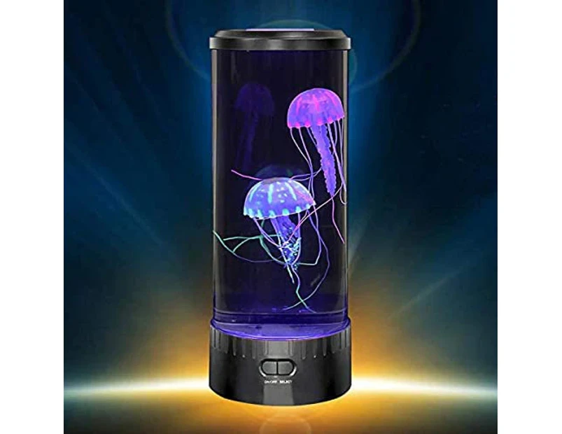 LED Jellyfish Lamp Round with Vibrant 5 Color Changing Light Effects ...