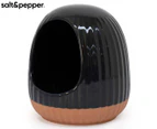 Salt & Pepper 11.5x12.5cm Amana Salt Cellar - Black