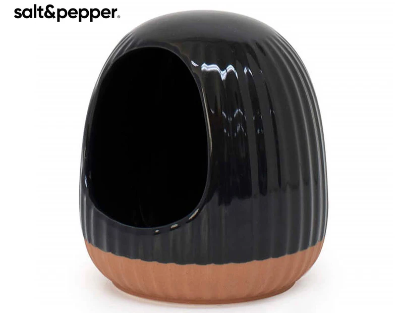 Salt & Pepper 11.5x12.5cm Amana Salt Cellar - Black