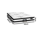 Bedra Queen Mattress Bed 34CM Cool Gel Foam Pocket Spring Medium Firm - Multicolour