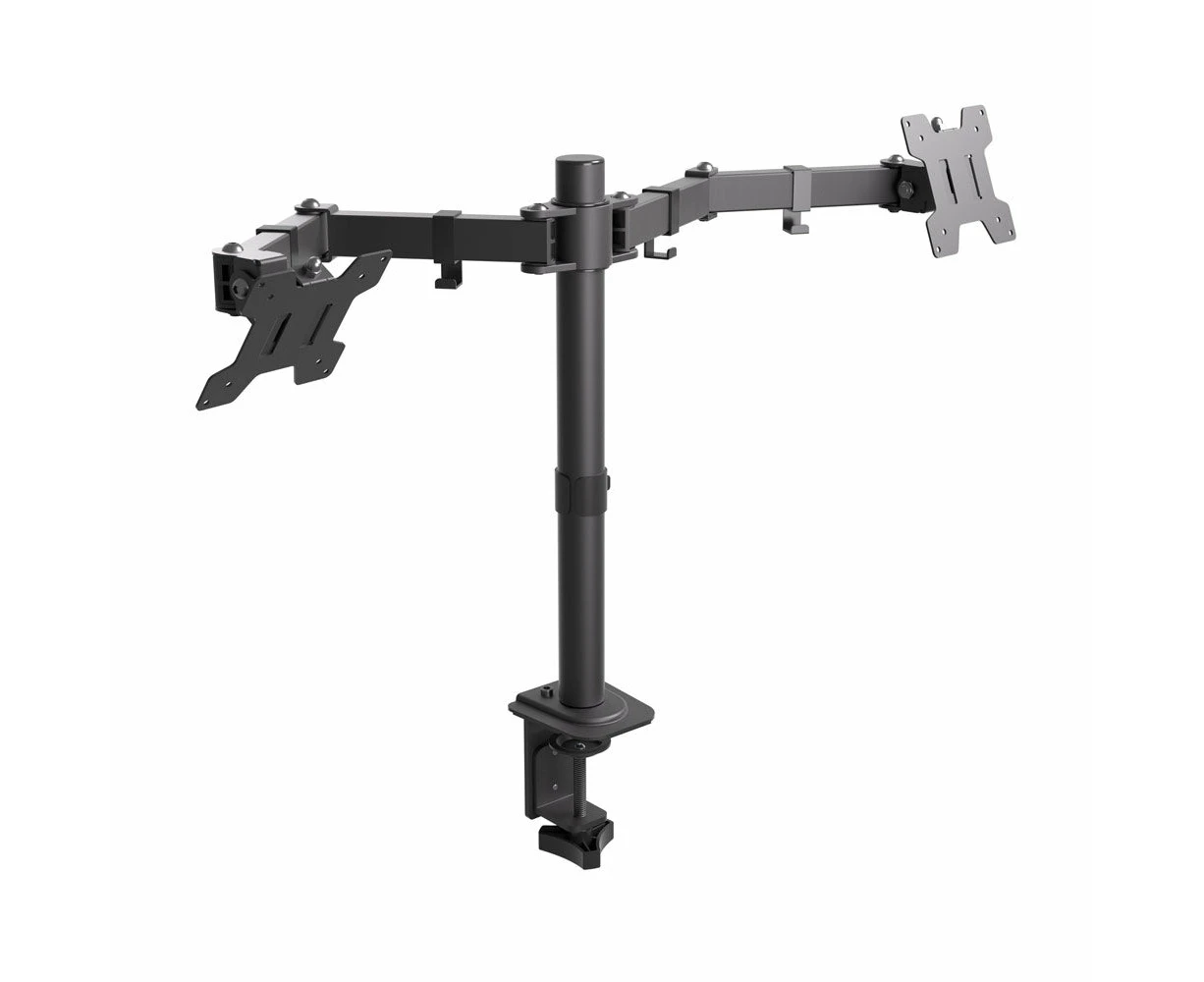 One Products Double-Arm Desktop Mount Bracket for 13" to 32" Monitor (PPMA2-E)