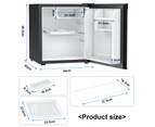 YOPOWER 46L Bar Fridge Mini Refrigerator Adjustable Electrical Thermostat Compact Refrigerator for Basement