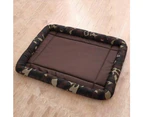 Waterproof Dust-proof Bite-resistant Camouflage Small, Medium, And Large Dog Bed - Navy Blue