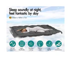 S.E. Mattress Topper Bamboo Charcoal Pillowtop Protector Cover All Sizes 7cm [King Single Size]