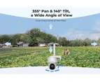 Reolink Wireless Security Camera Outdoor 4G PTZ Go PT Plus with Solar Panel