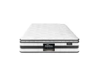 Bedra Single Mattress Pillow Top Bed Cool Gel Foam Bonnell Spring 21cm - Multicolour